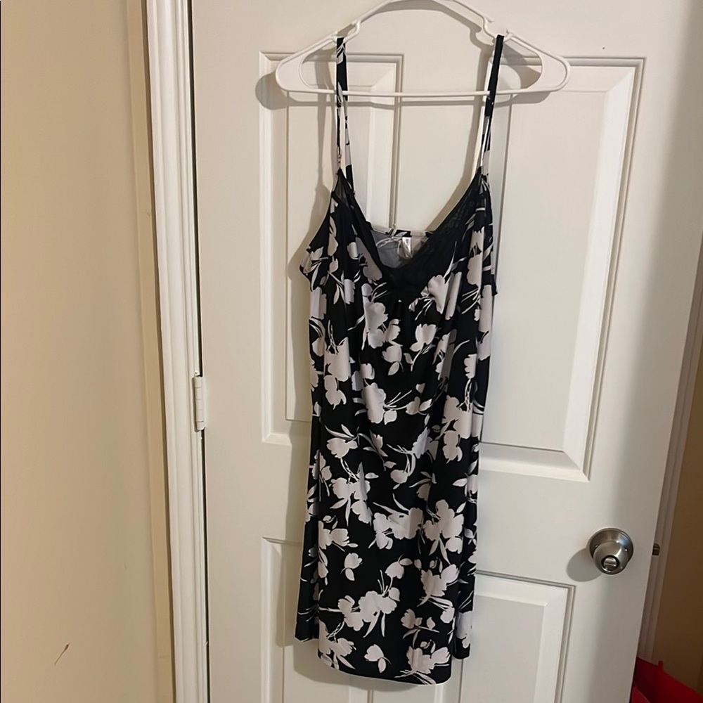 George Monochrome Floral Dress